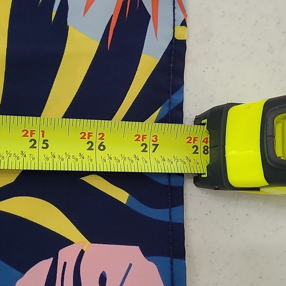 Good Vibes Vibrant Tropical Print Men's Casual Button Down Shirt size Small - Picture 6 of 6